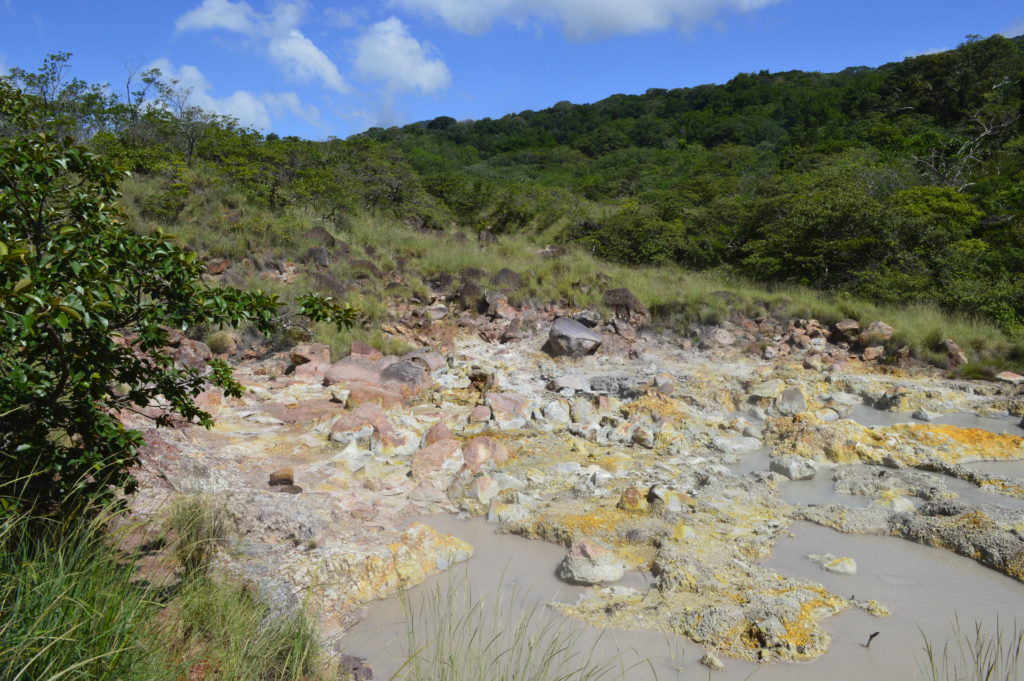 Volcanic laguna hot spring Costa Rica