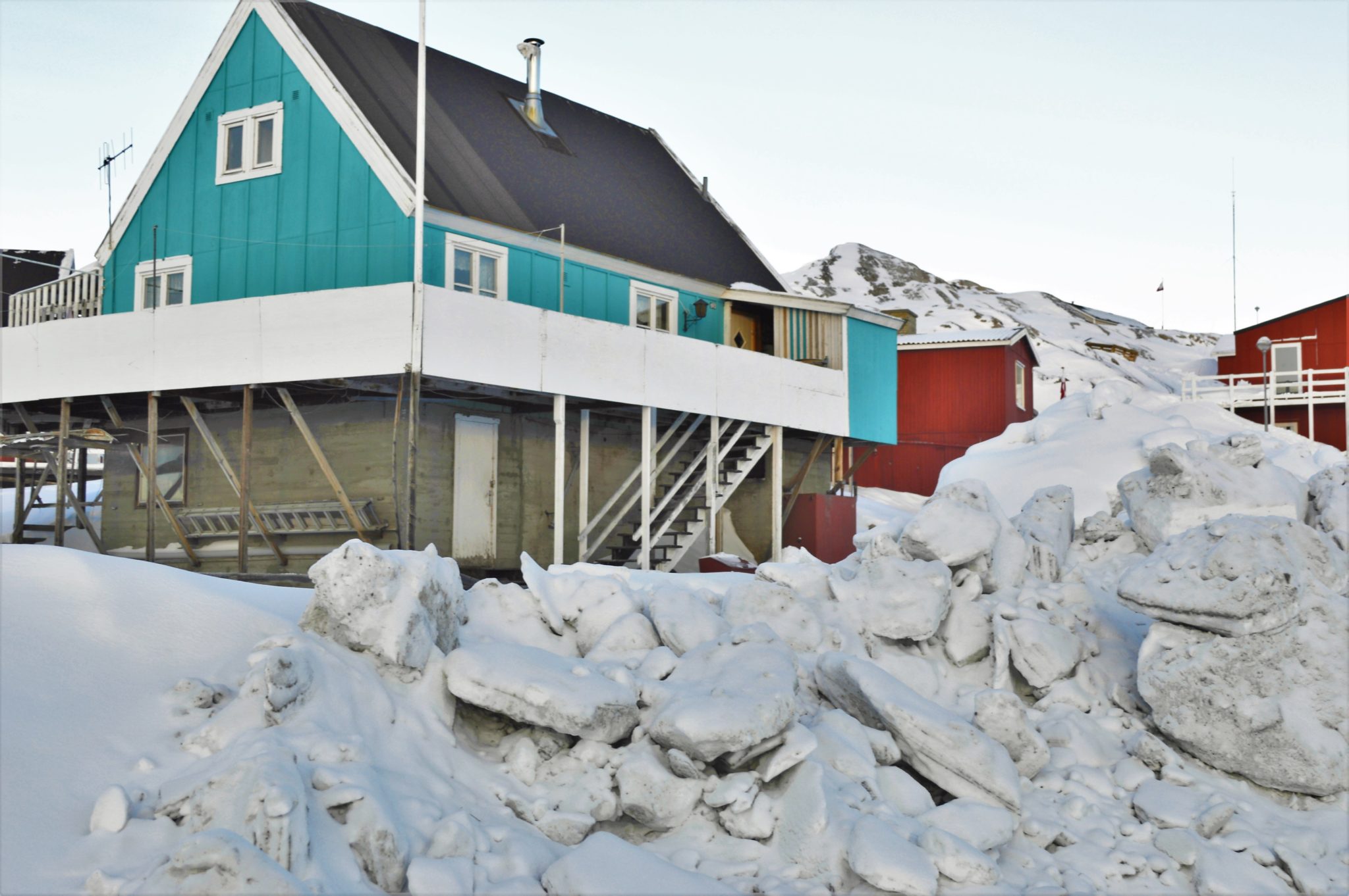 House on stilts, Ilulissat Greenland
