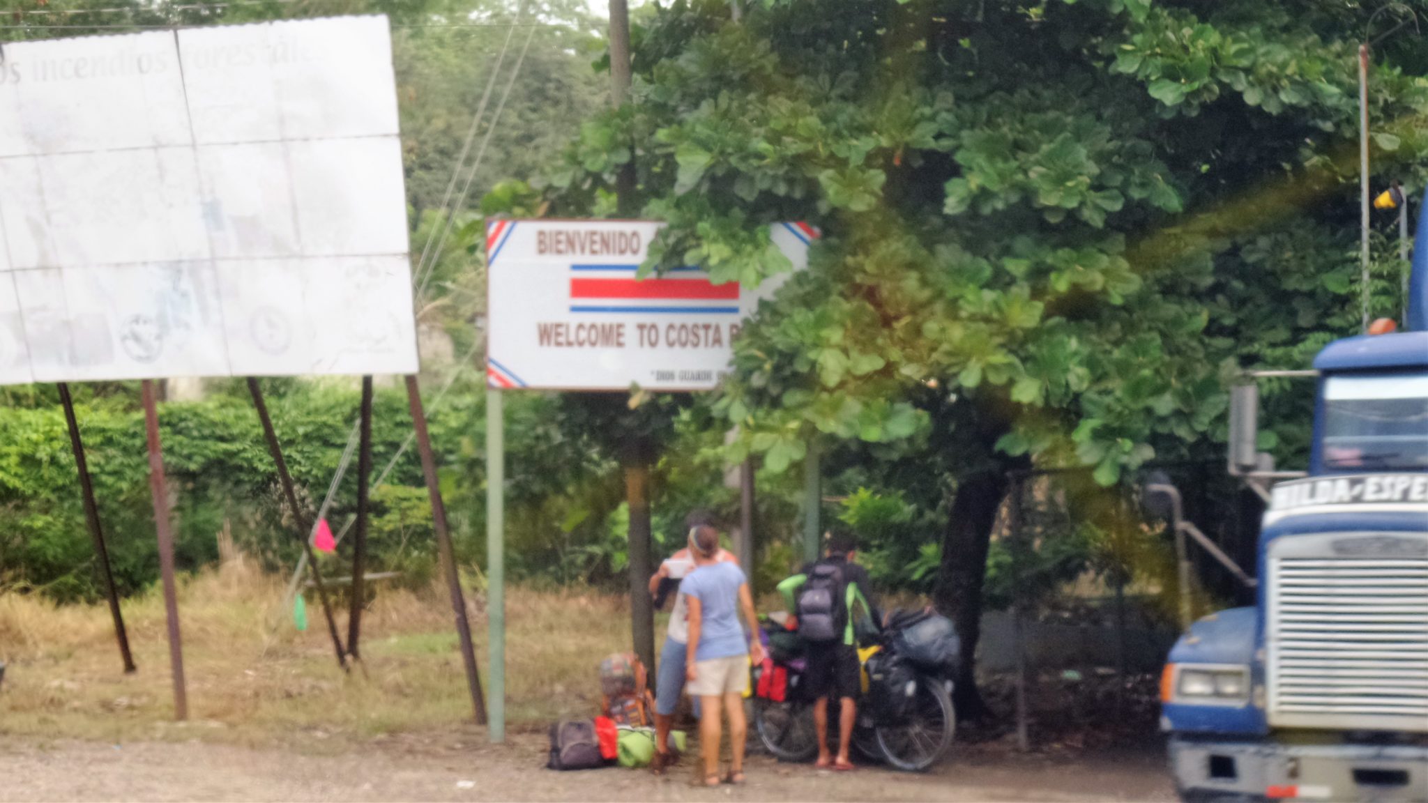 Crossing the border Nicaragua to Costa Rica
