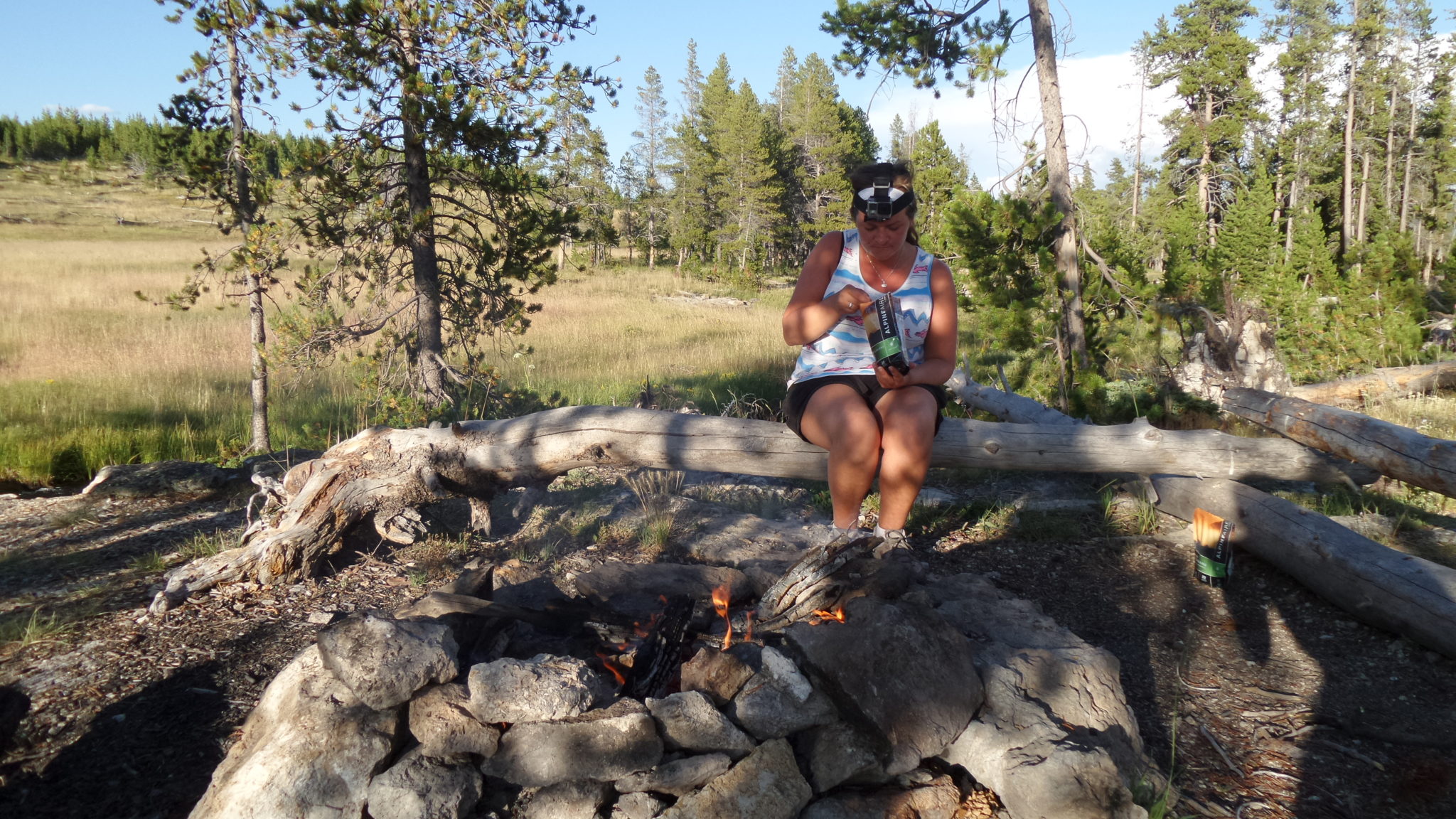 Camping food in Yellowstone National Park