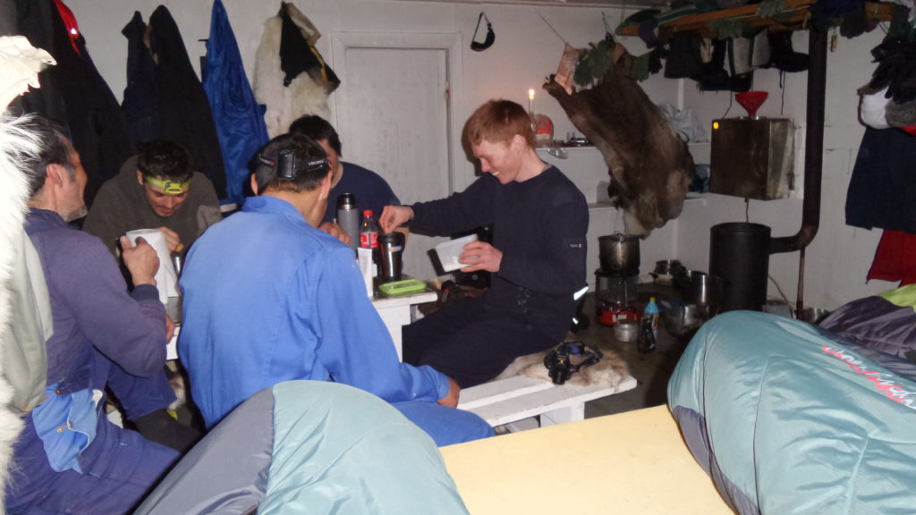 The Hunter's cabin which was our accommodation for the night