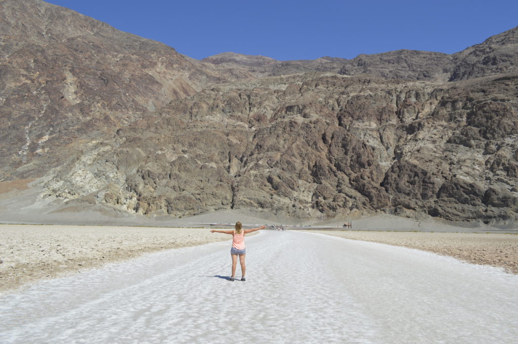 Photograph of Salt flats in Badwater Basin Death Valley