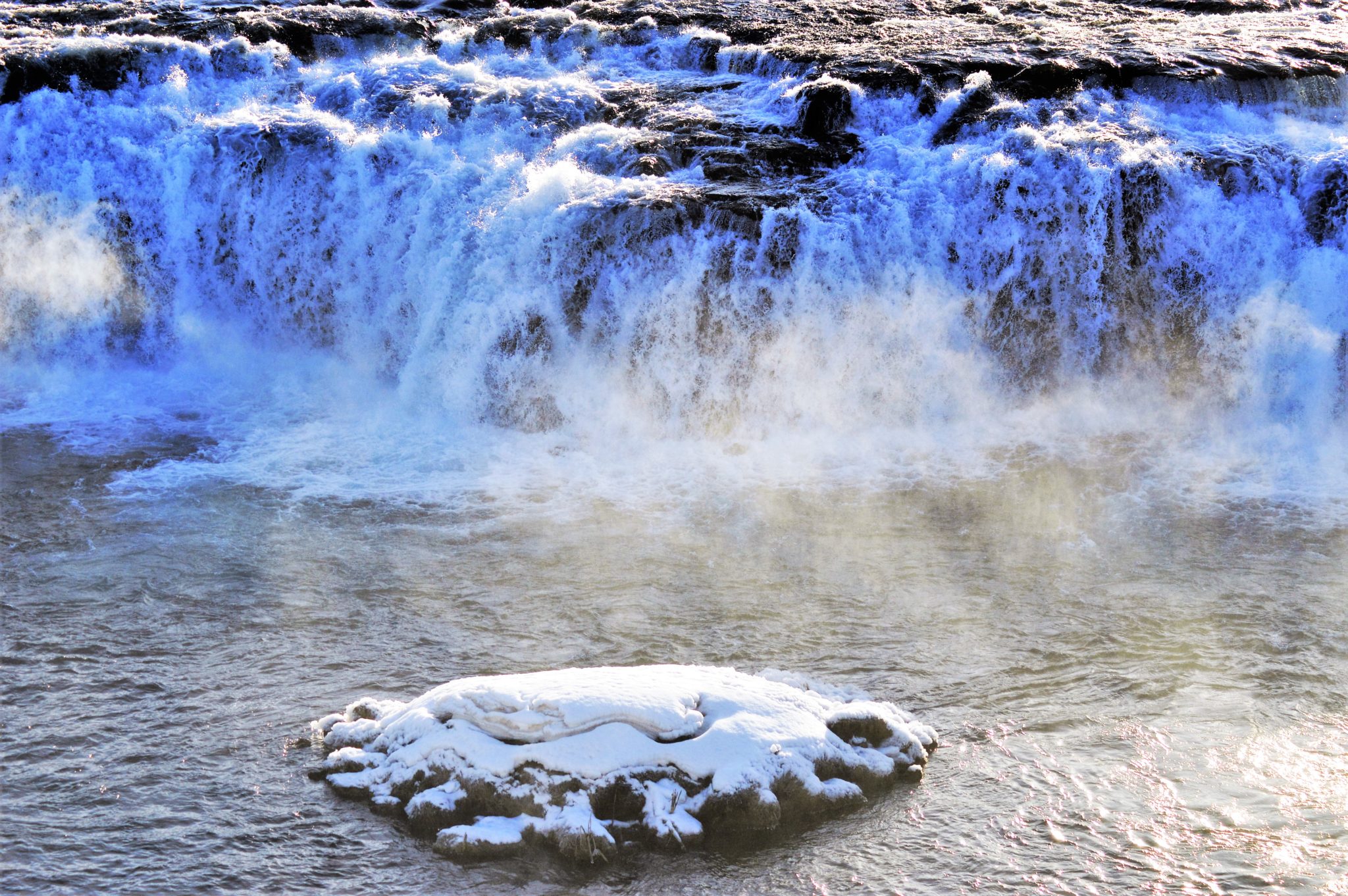 Faxi waterfall on the Golden Circle in Iceland