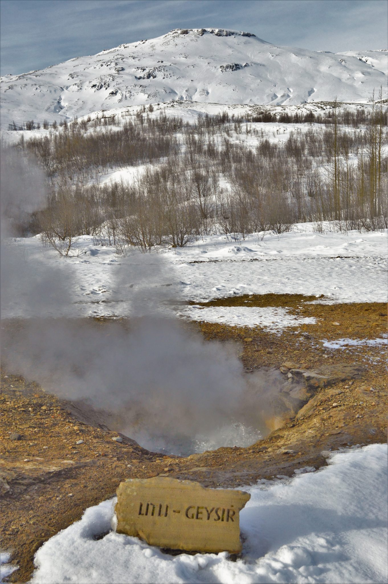 Little Geyser in the Golden Circle, Iceland