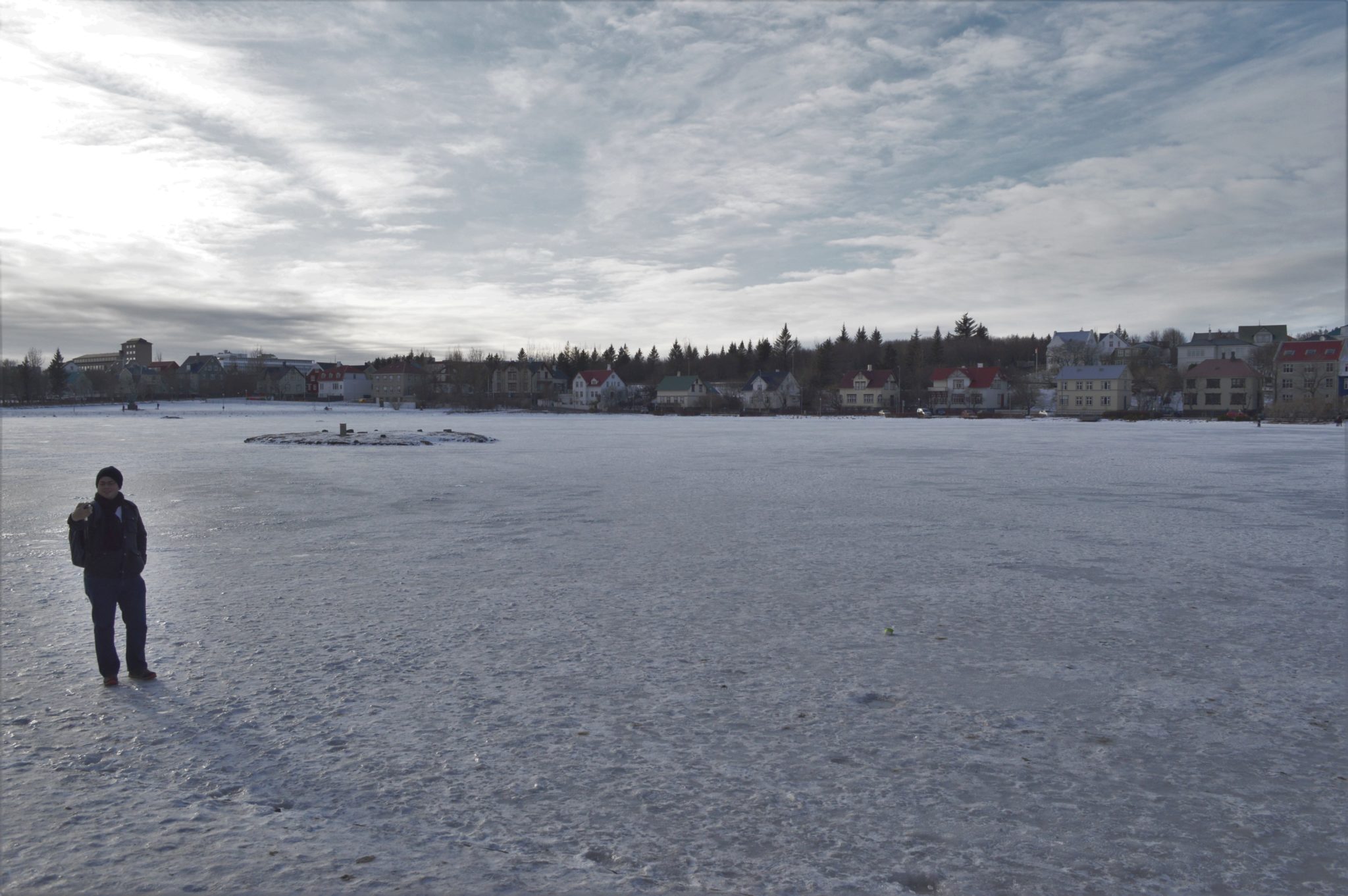 Lake Tjornin, Reykjavik, Iceland