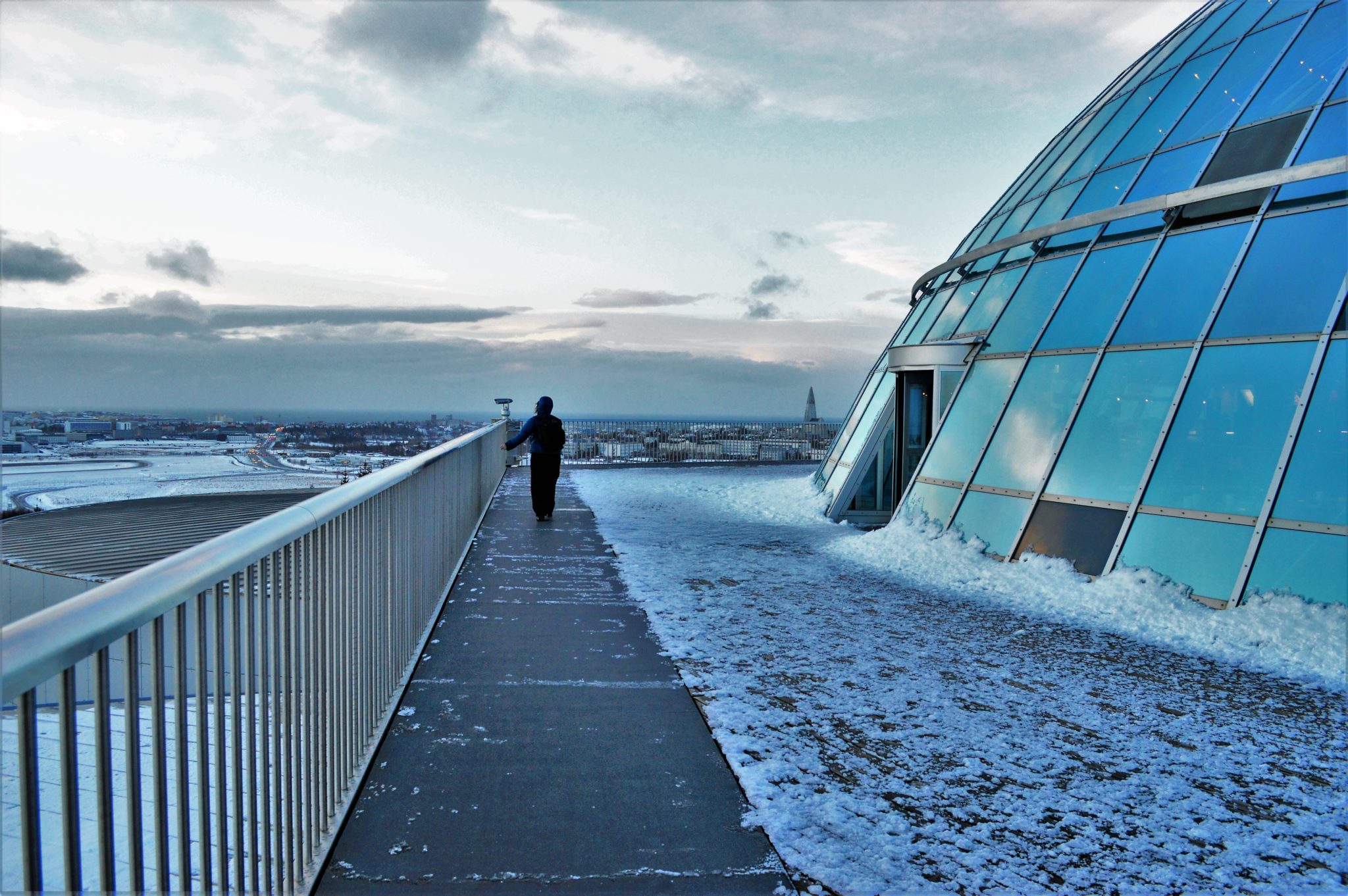 Top of the Perlan in Reykjavik, Iceland