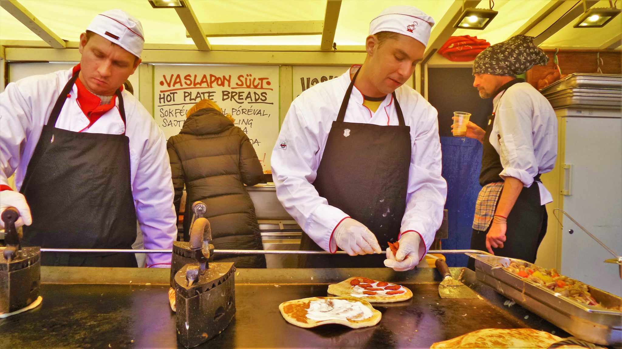 Hot Plate Breads, Easter Market, Budapest, Hungary