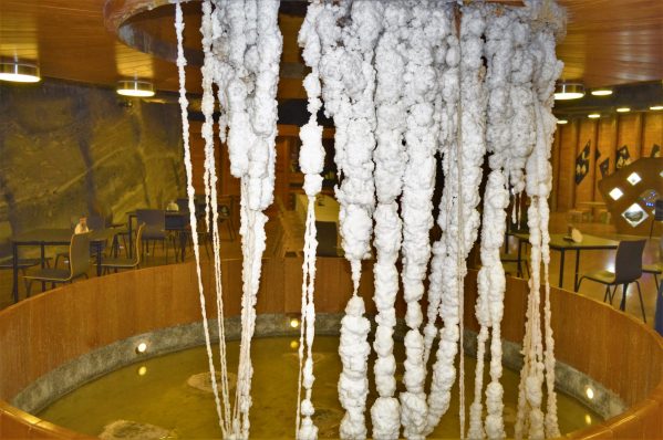Salt formations, Wieliczka Salt Mine, Krakow, Poland
