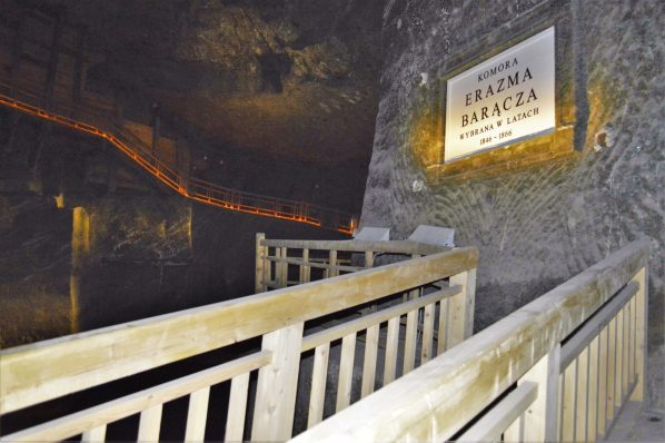 Stair way, Wieliczka Salt Mine, Krakow, Poland