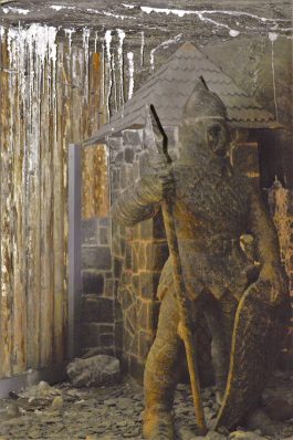 Knight statue,Wieliczka Salt Mine, Poland