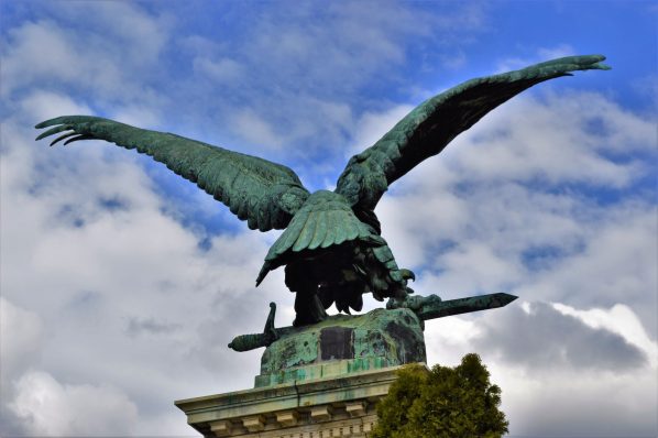 Eagle on Sword, Buda Castle Quarter, Budapest, Hungary