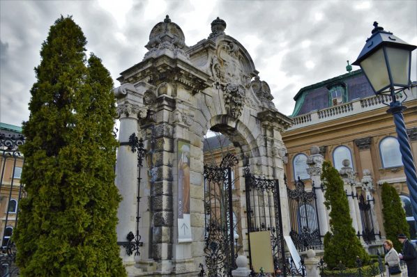 Gate at the Buda Castle Quarter, Budapest, Hungary