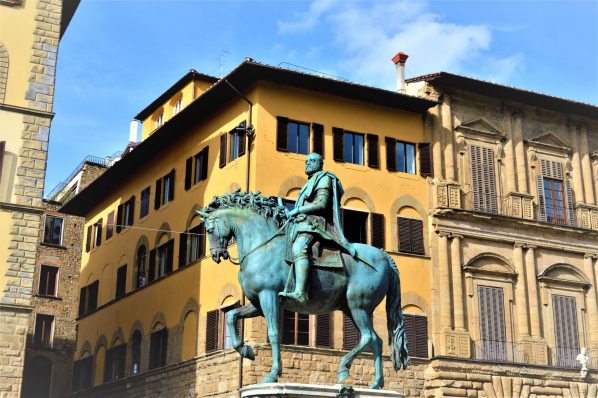 Horse statue in Palazzo Vecchio, Florence, Italy