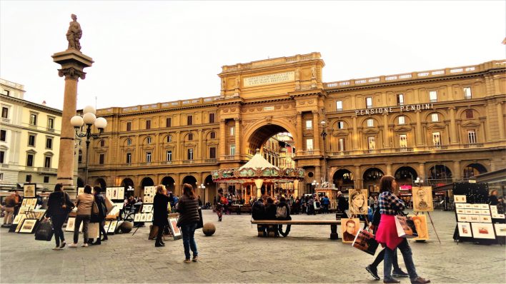 Piazza della Republica, Florence, Italy