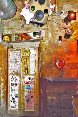 Szimpla Kert ruin bar decoration, Budapest, Hungary