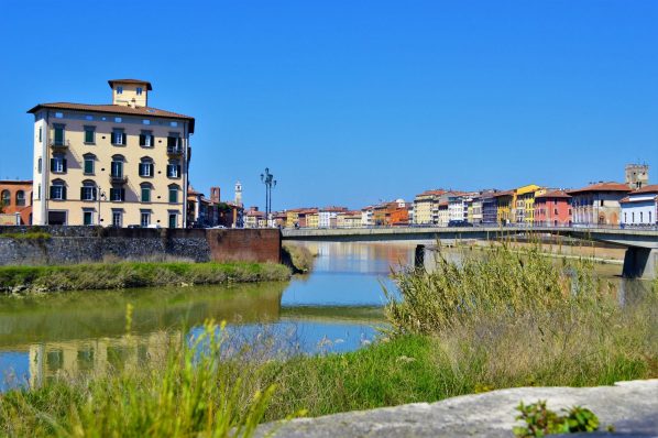 The town of Pisa, Italy, Europe