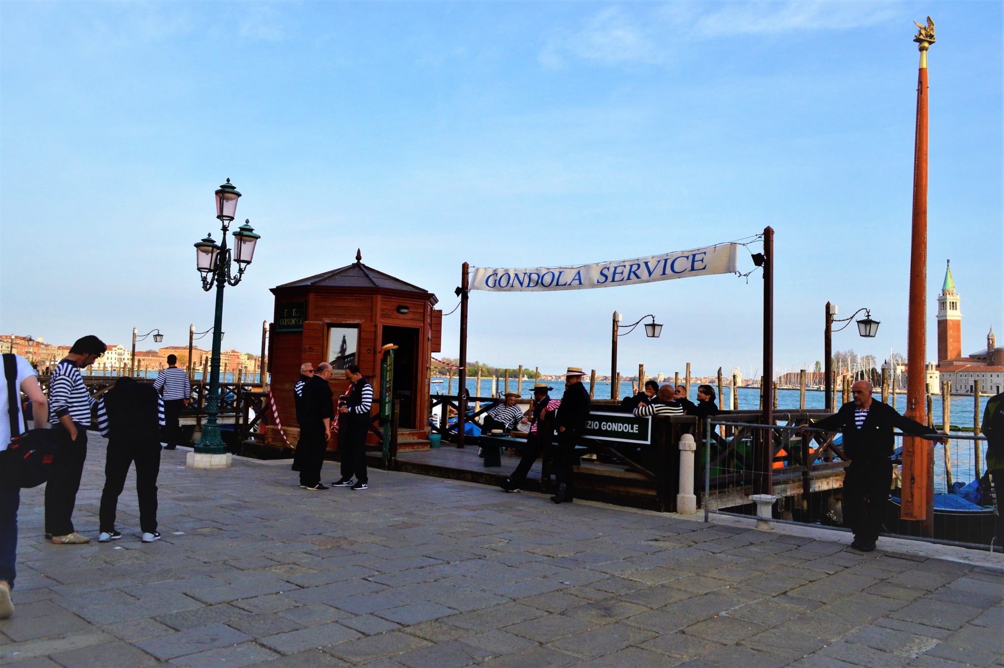 Gondola Service port, Venice, Italy