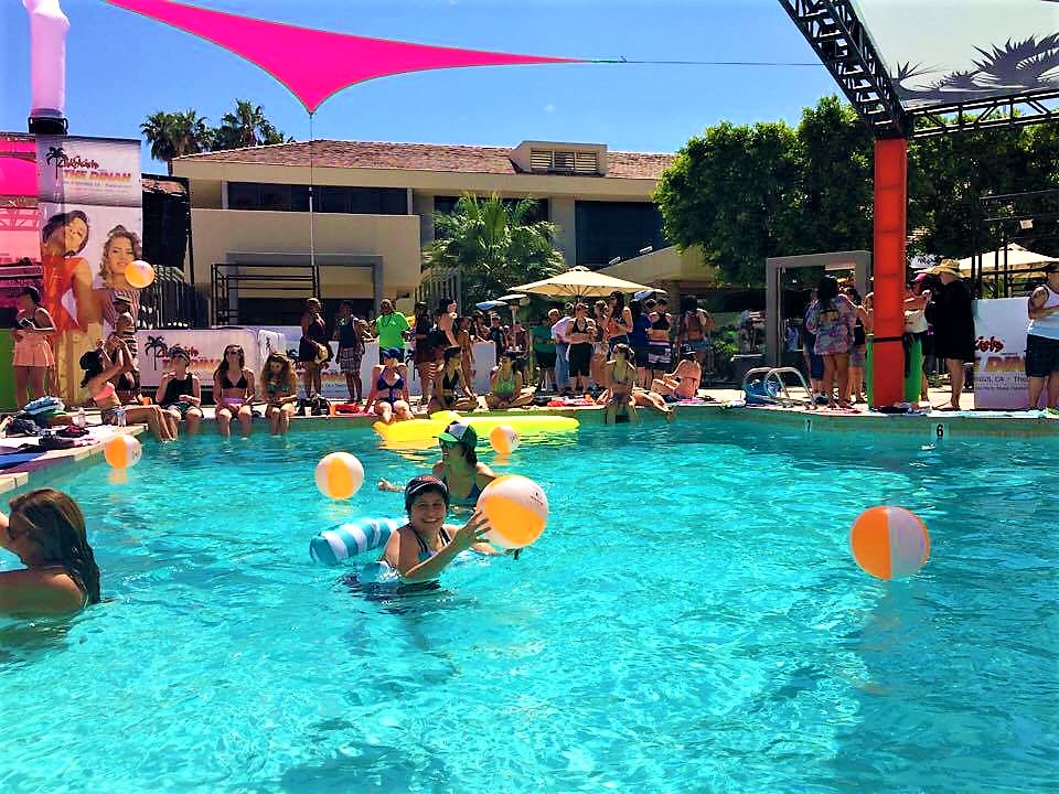 Pool party Palm Springs, Dinah SHore Weekend, Spring break, California