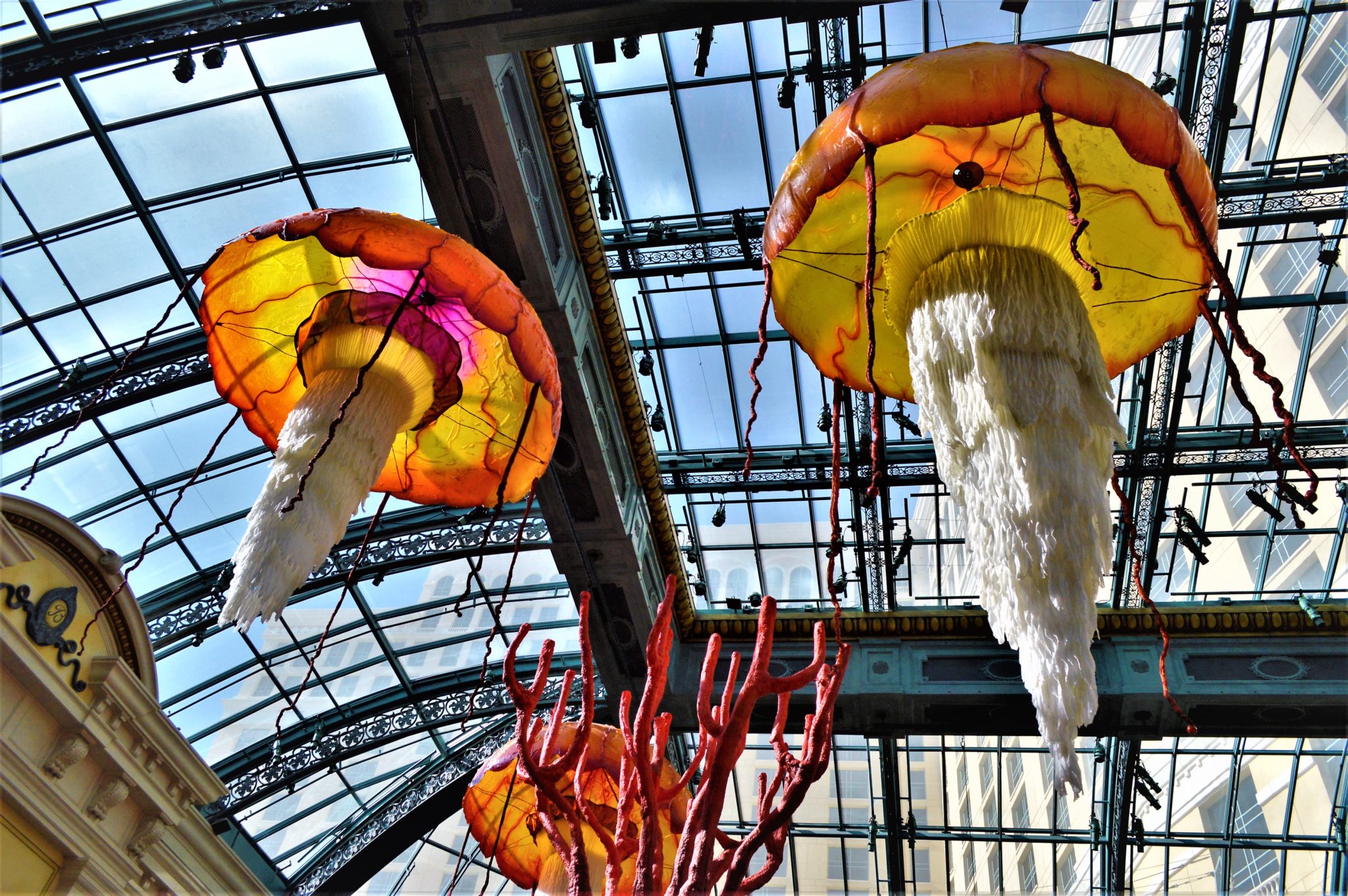 Jellyfish On Ceiling Bellagio Hotel Las Vegas Nevada