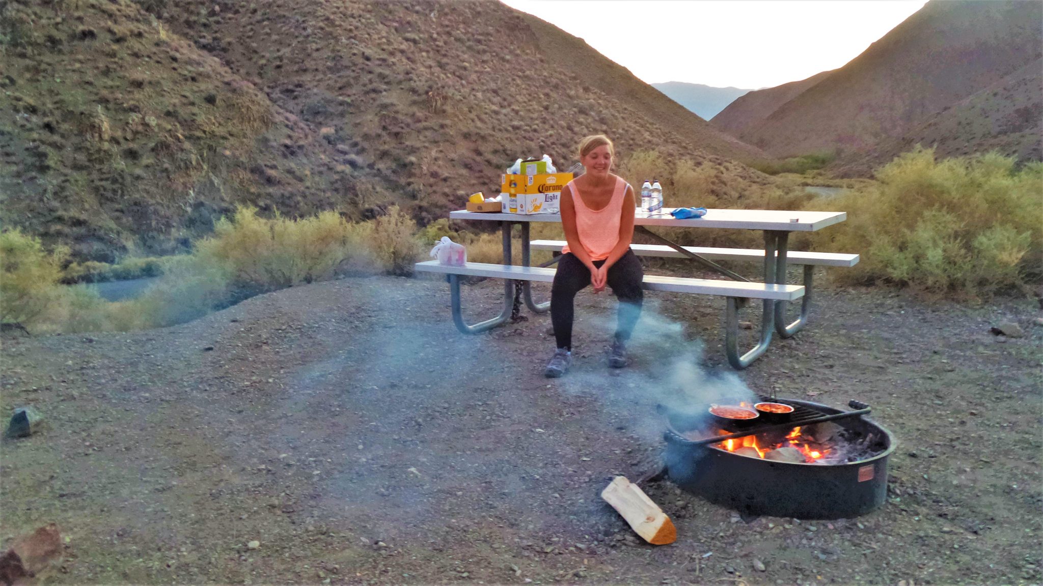 Fire pit camping in death valley national park | Round the ...