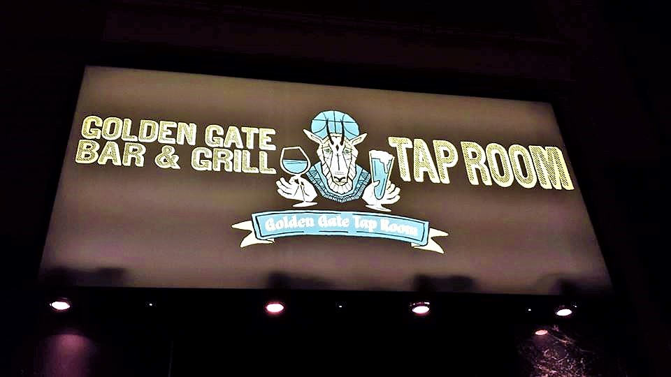 Golden Gate Tap Room Sign San Francisco Round The World